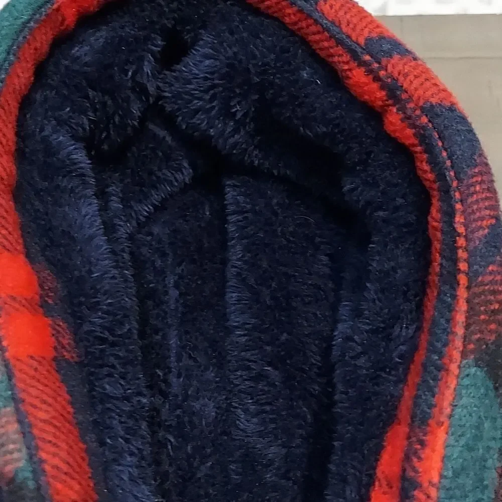 Sogni Kids Red Tartan Plaid Toggle Parka Sz 130/64